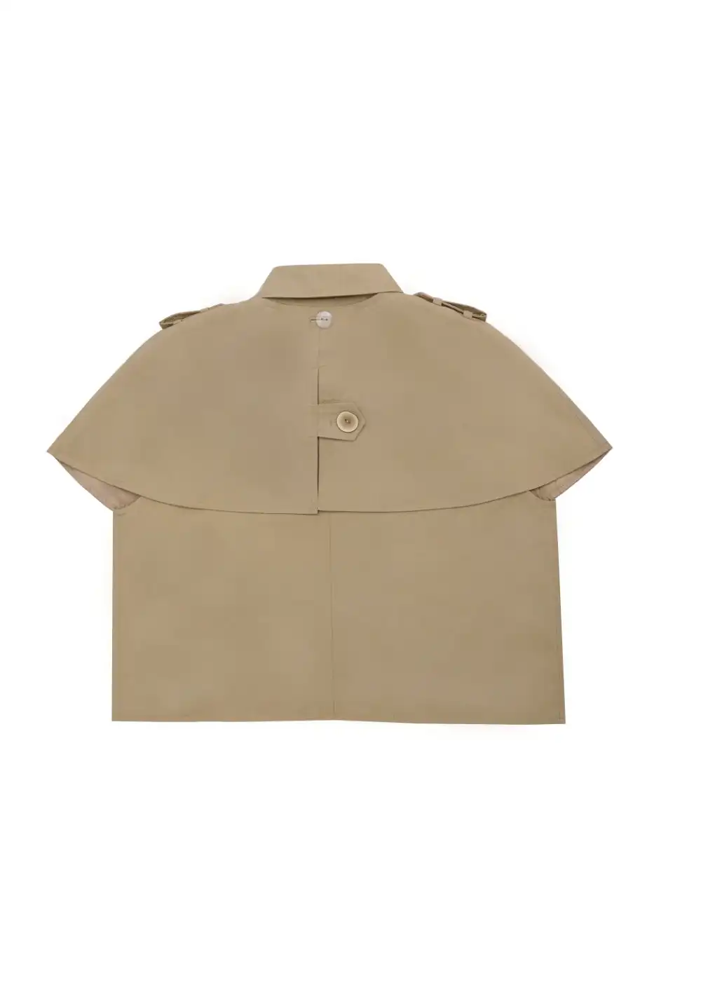 NyDkyel丨Detachable Cape Vest-Khaki