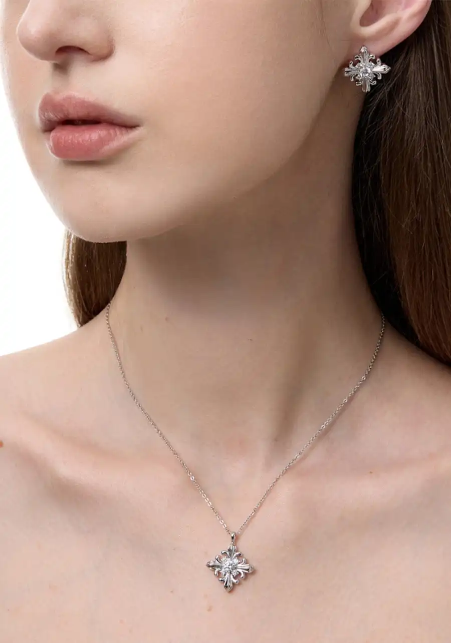 SUN HUNTER丨Minimalist Iris Pendant Chain - 2