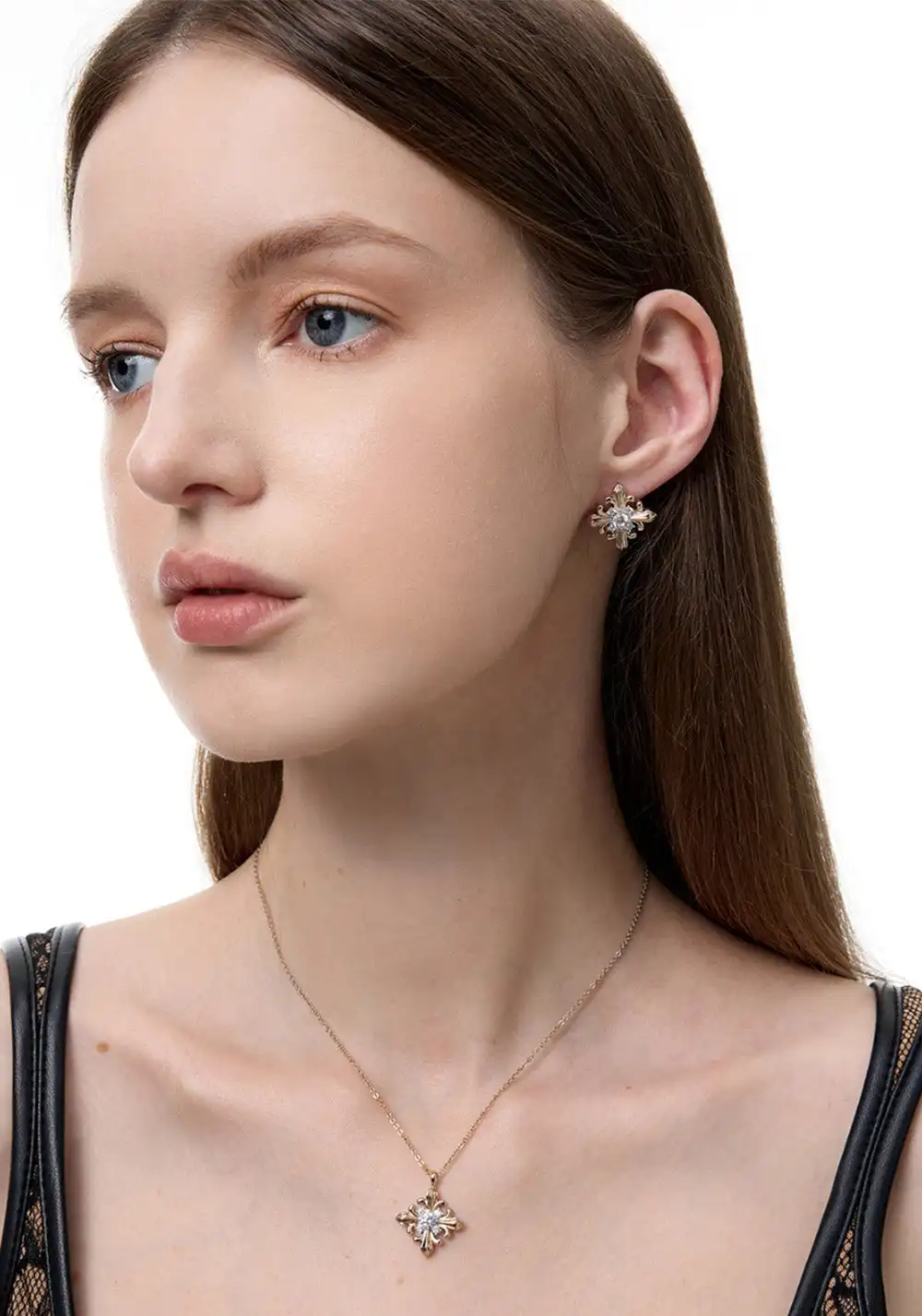 SUN HUNTER丨Minimalist Iris Pendant Chain