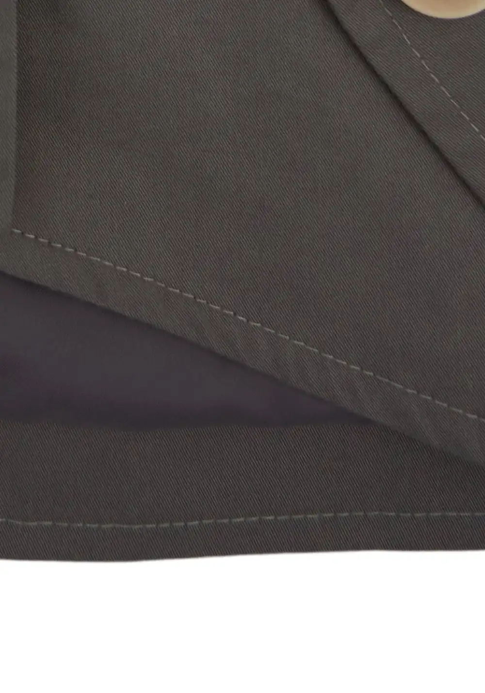 NyDkyel丨Detachable Cape Vest-Gray