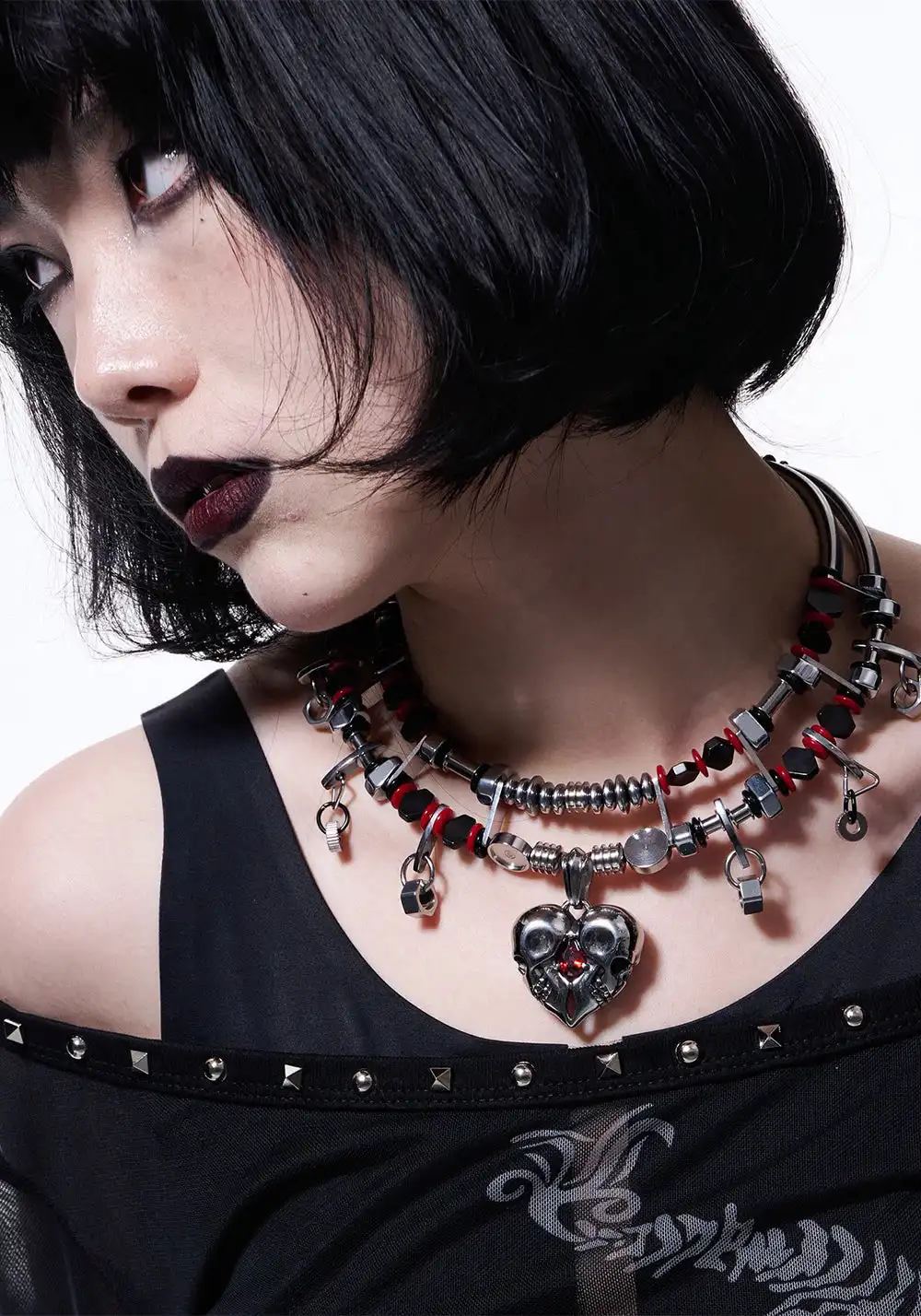 ILLuSoRy丨Gothic Mechanical Pendant Necklace
