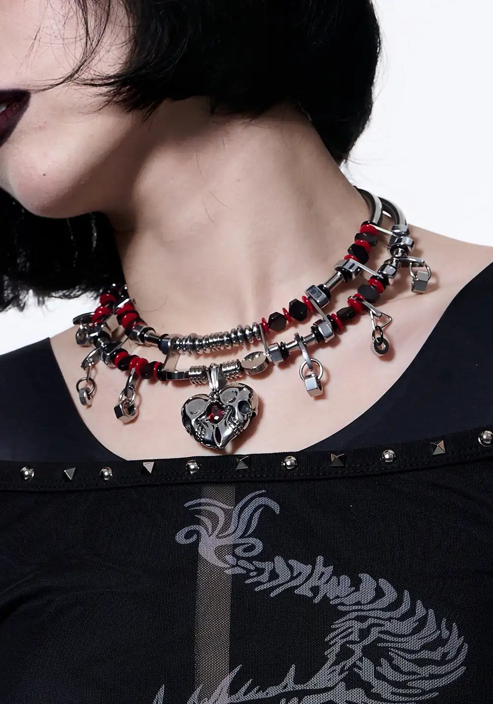 ILLuSoRy丨Gothic Mechanical Pendant Necklace