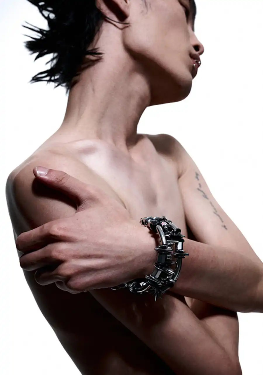ILLuSoRy丨Industrial Metal Cuff Bracelet - 2