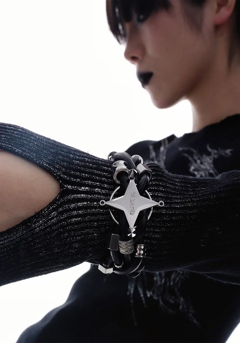 ILLuSoRy丨Leather-Wrapped Bead Bracelet