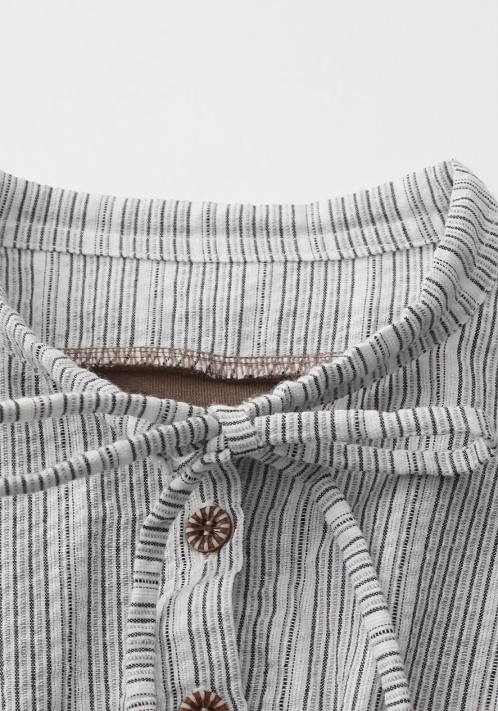NyDkyel丨Striped Knit Paneled Fitted Layered Tee