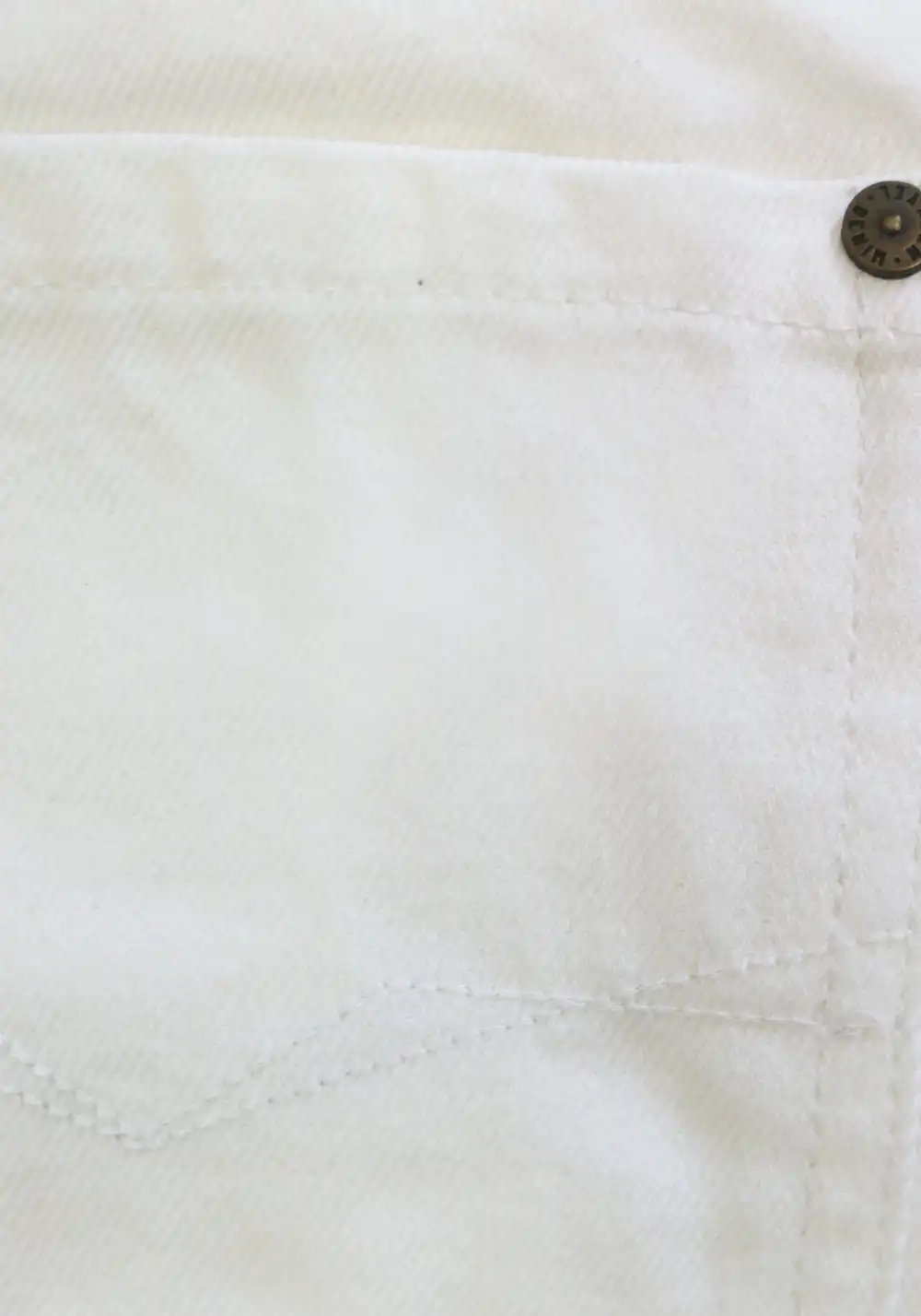 NyDkyel丨White Pleated Straight Jeans
