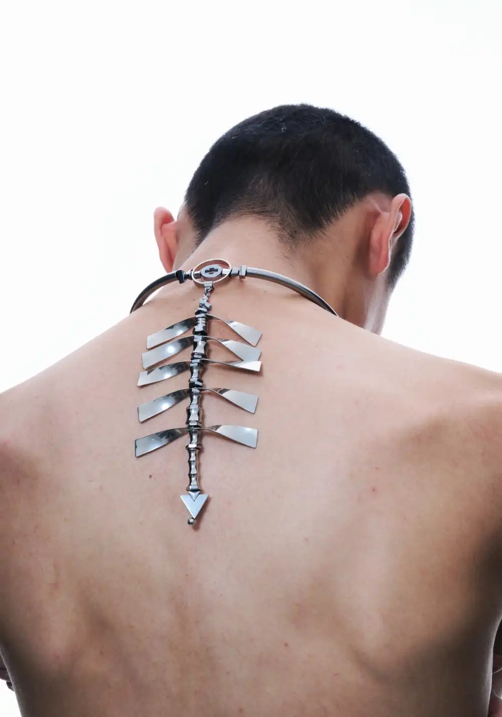ILLuSoRy丨Spinal Titanium Layered Chain Necklaces