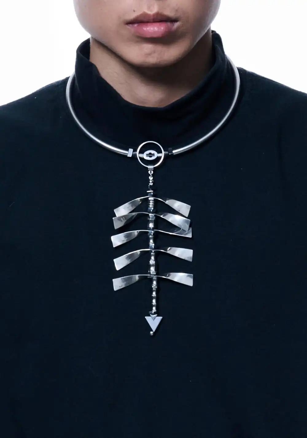 ILLuSoRy丨Spinal Titanium Layered Chain Necklaces