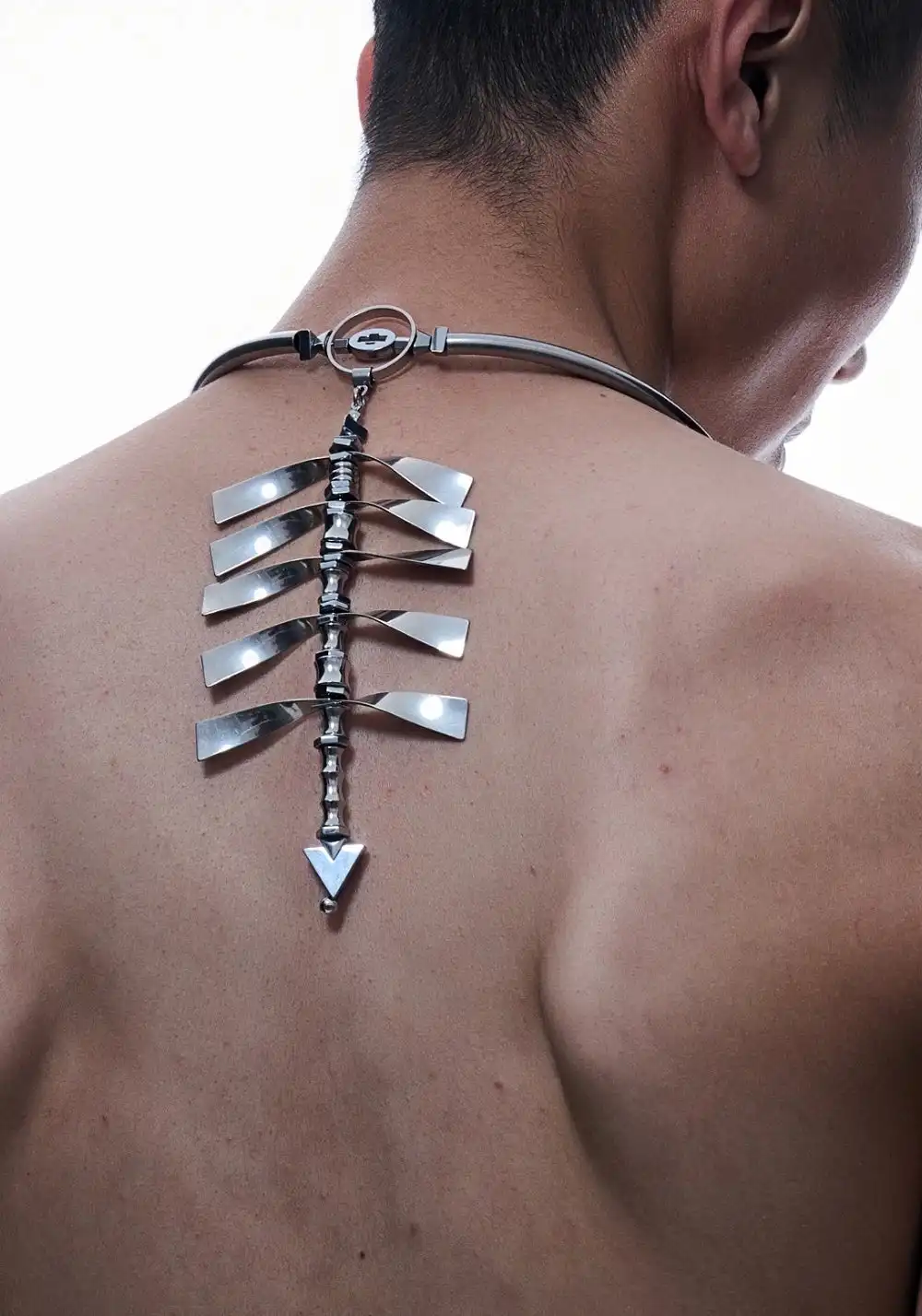 ILLuSoRy丨Spinal Titanium Layered Chain Necklaces