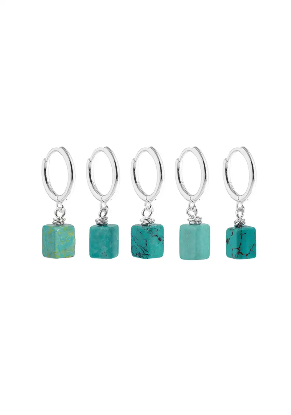 LUXTA丨Turquoise Tibetan Silver Drops
