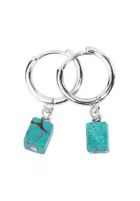 LUXTA丨Turquoise Tibetan Silver Drops