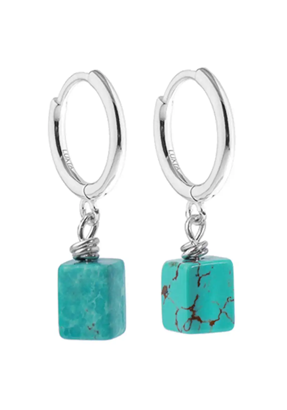 LUXTA丨Turquoise Tibetan Silver Drops