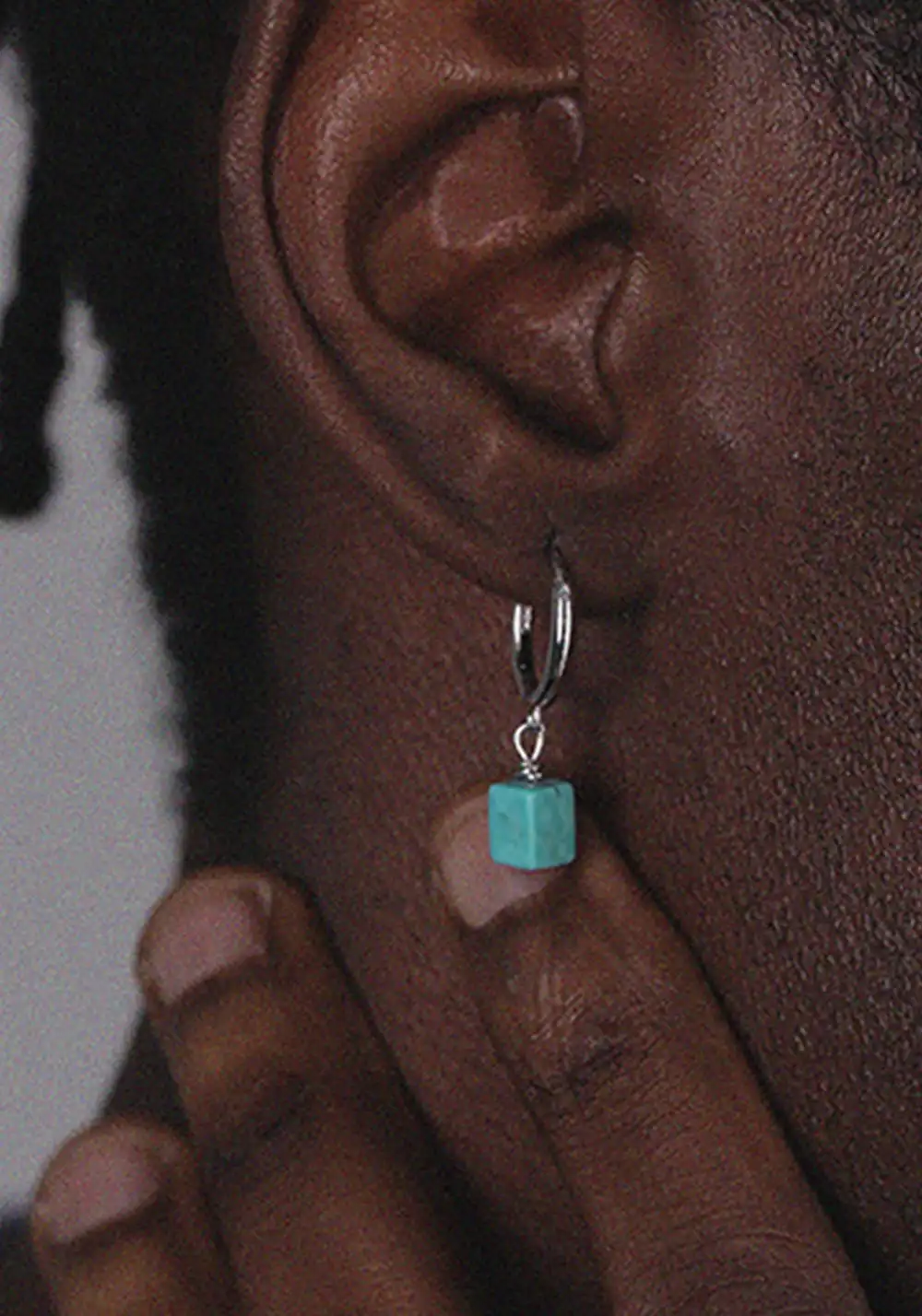 LUXTA丨Turquoise Tibetan Silver Drops