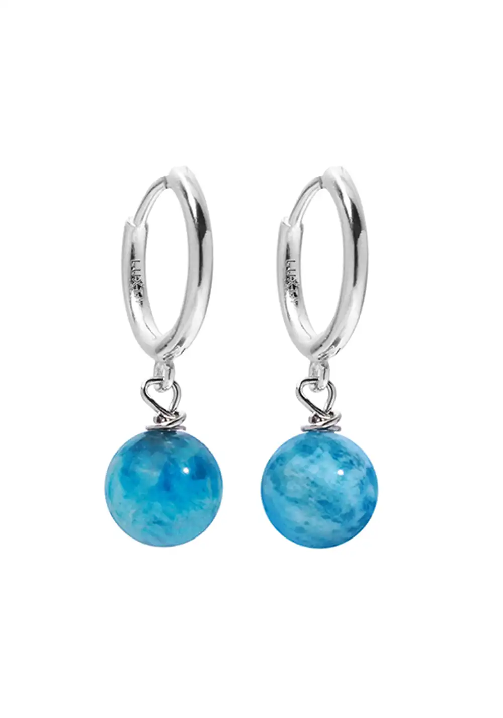 LUXTA丨Blue Crystal Silver Pendants