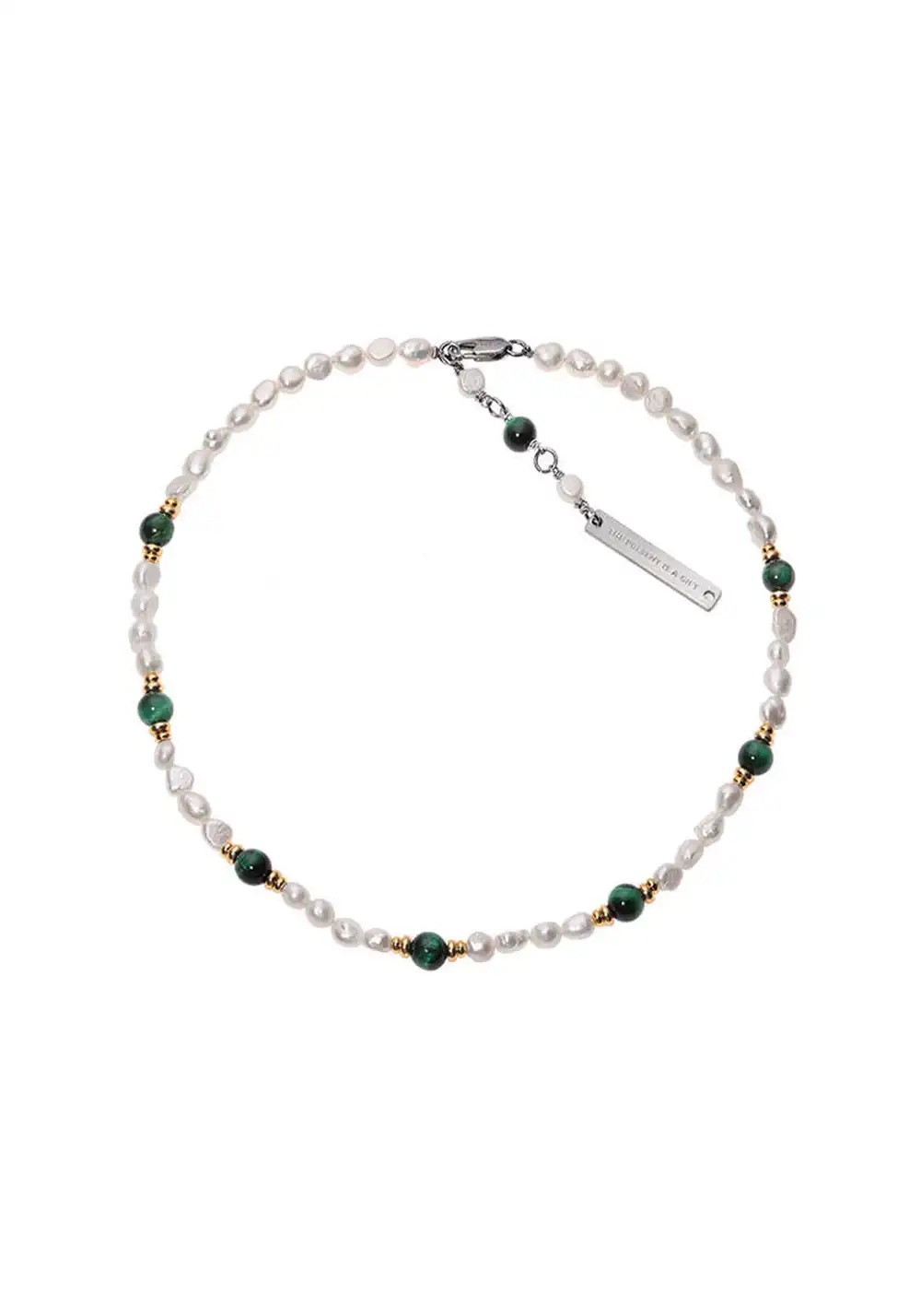 LUXTA丨Tiger Eye Pearl Choker