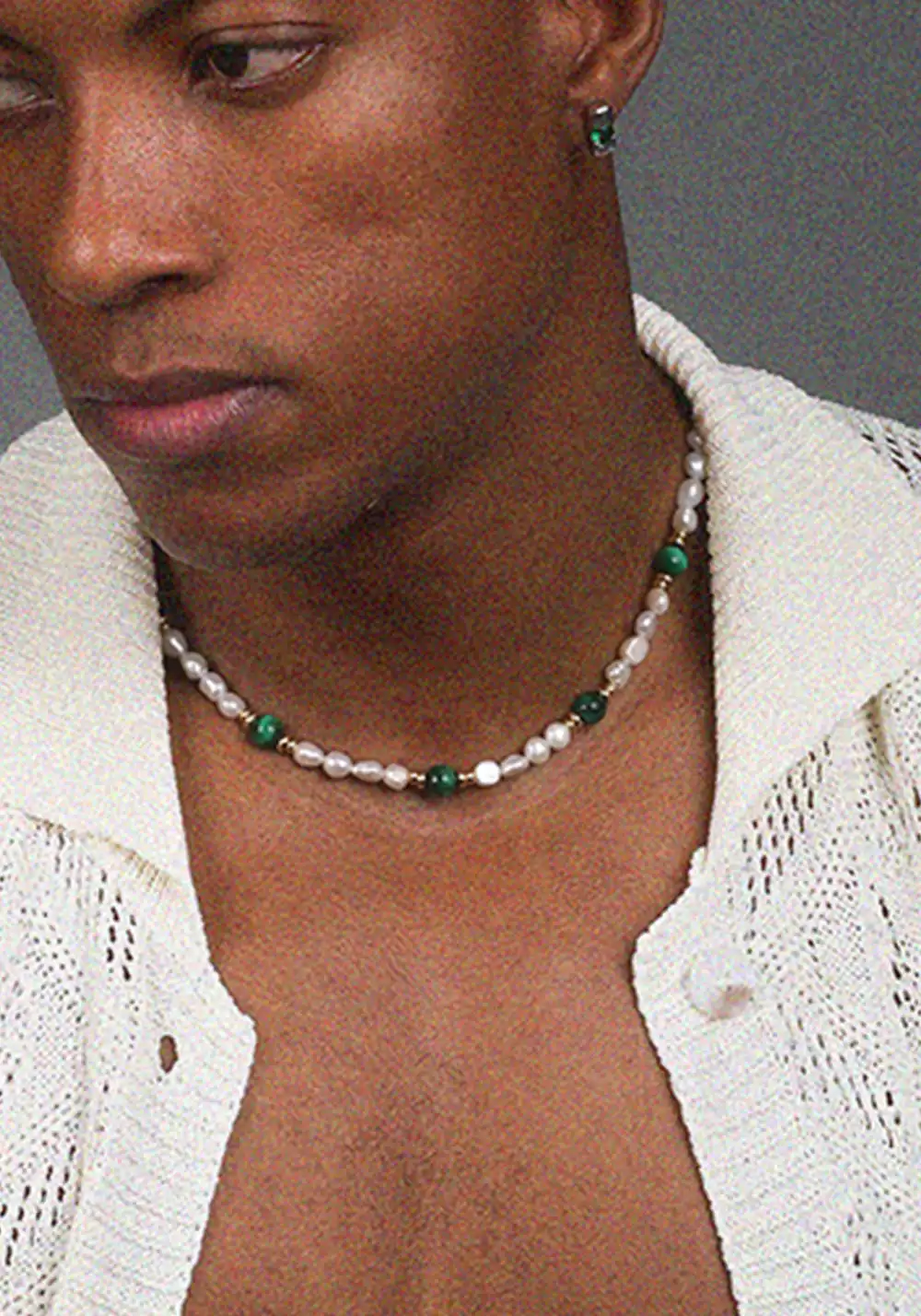 LUXTA丨Tiger Eye Pearl Choker