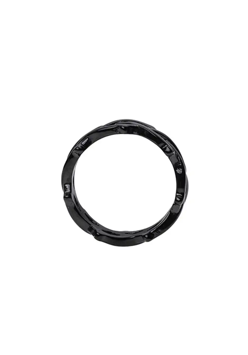 LUXTA丨Black Thorn Silver Band