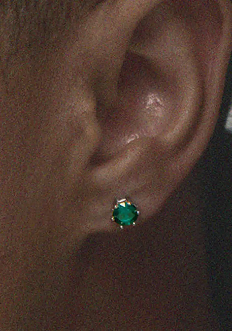 LUXTA丨Green Stone Vintage Earrings - 2