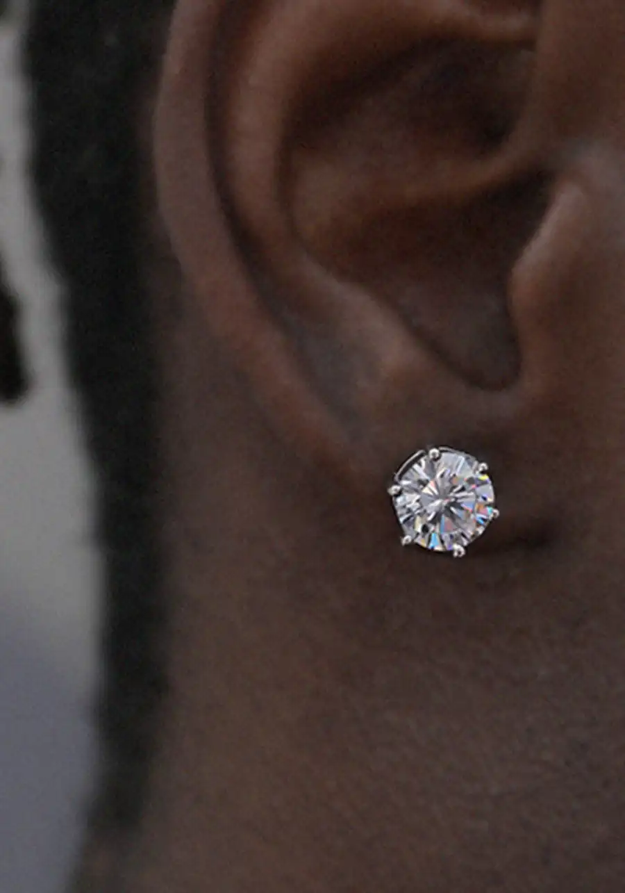 LUXTA丨Zircon Silver Cartilage Studs - 3