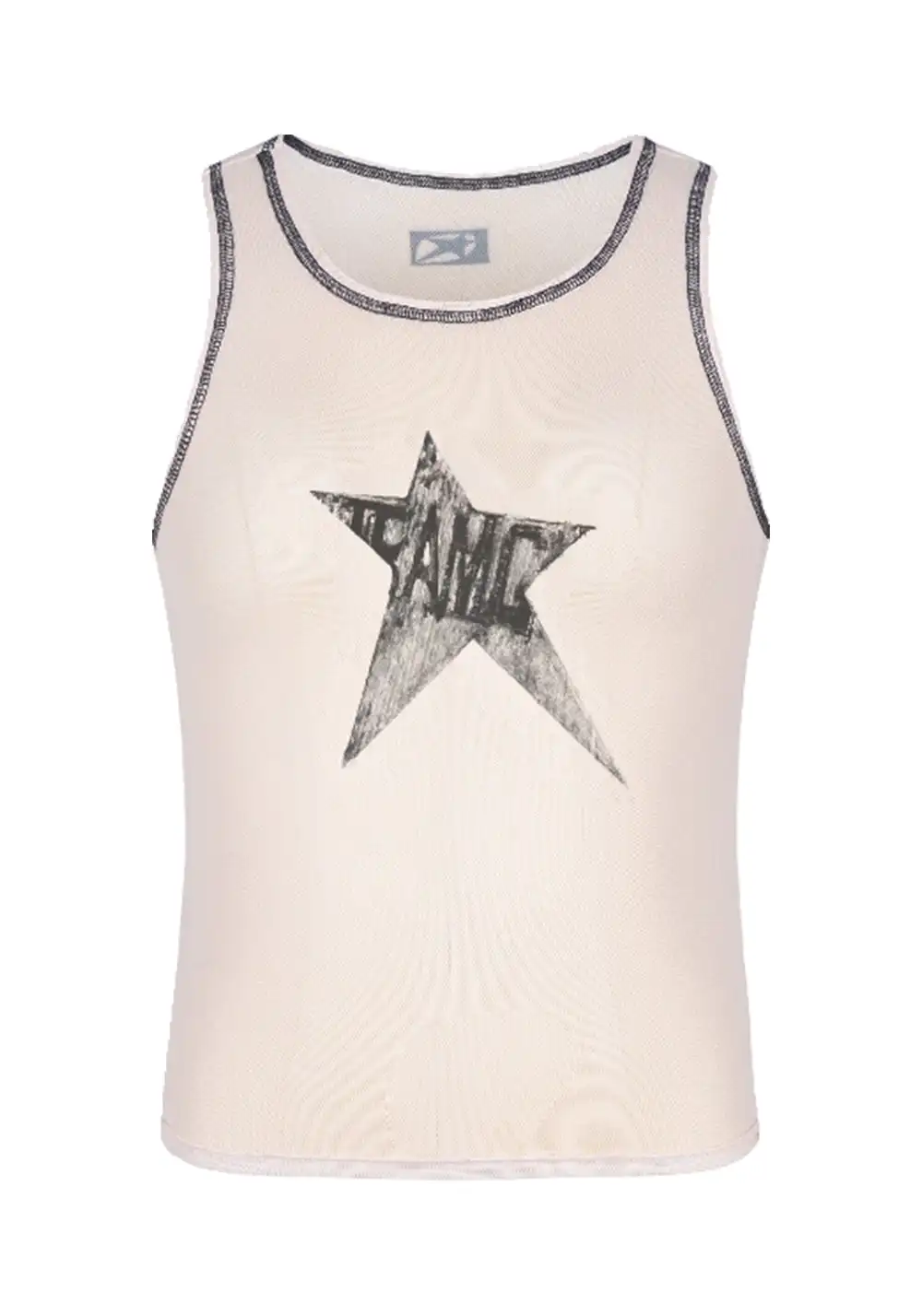 TEAMGEEK | 24SS Nocross Nocrown Nude Mesh Skull Tank