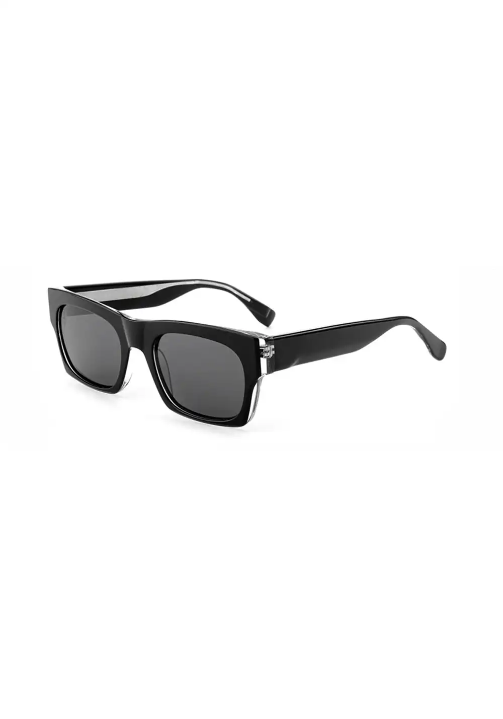LookMoney | Geometric Square Pilot Sunglasses