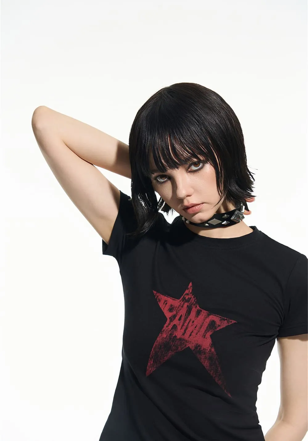 TEAMGEEK | 24SS Speedstar Peruvian Cotton Fitted Star Tee