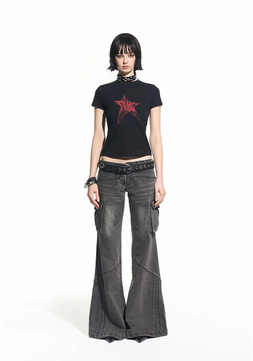 TEAMGEEK | 24SS Speedstar Peruvian Cotton Fitted Star Tee