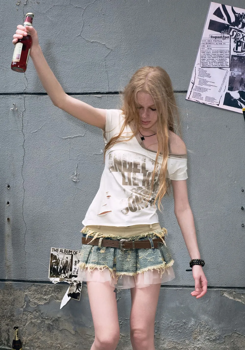 CestNous|2024SS Club Escape Pleated Skirt