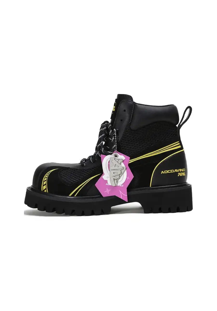 ADC丨Stardust Series Martin Boots-Yellow&Black - 3