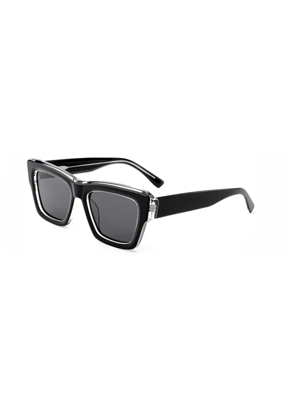 LookMoney | Contemporary Square Wrap Sunglasses