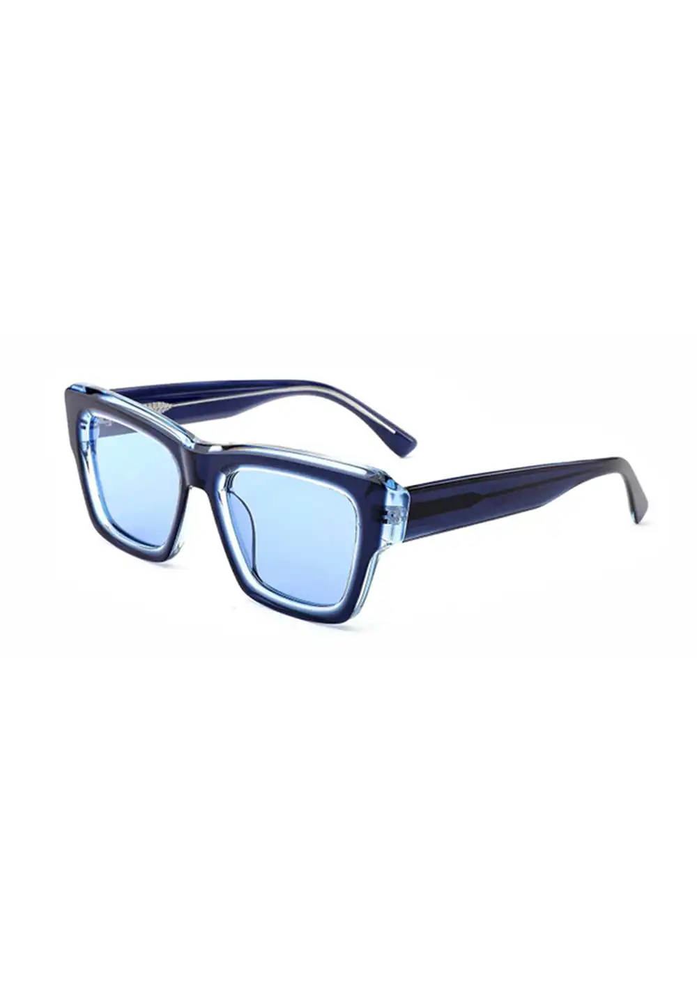 LookMoney | Contemporary Square Wrap Sunglasses