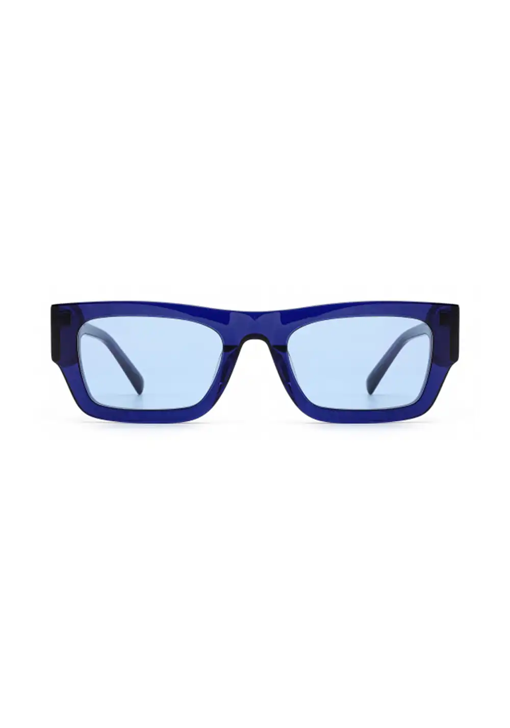 LookMoney | Geometric Semi-Rimless Glasses