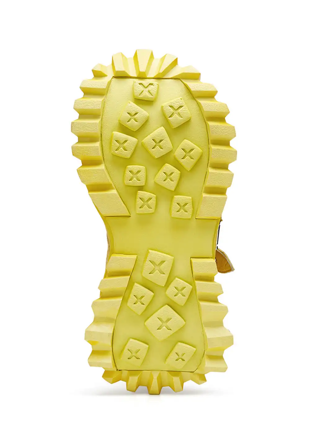 XMZY | Metallic Punk Platform Sandals-Yellow