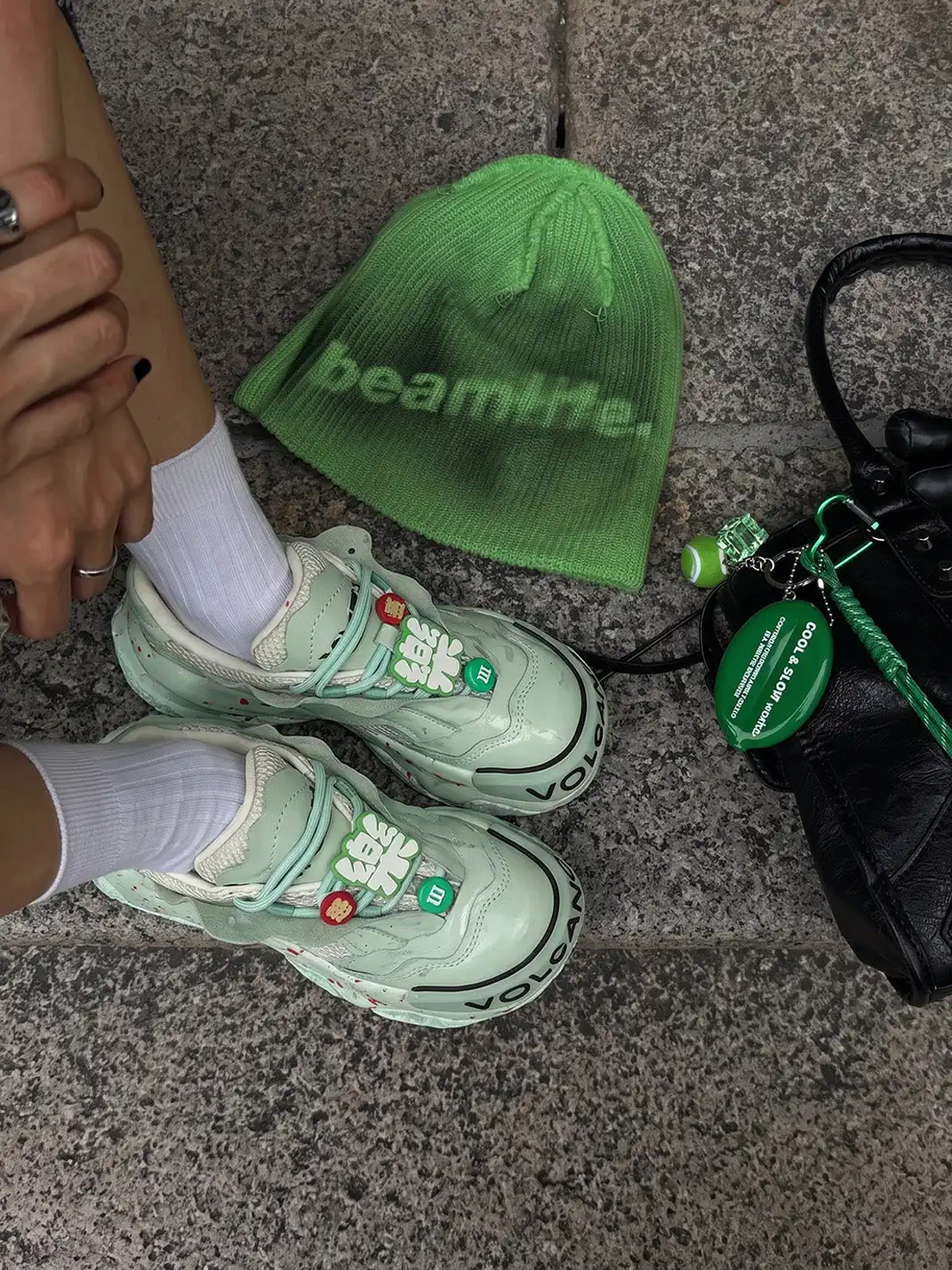 XMZY | Chunky Dad Sneakers-Green