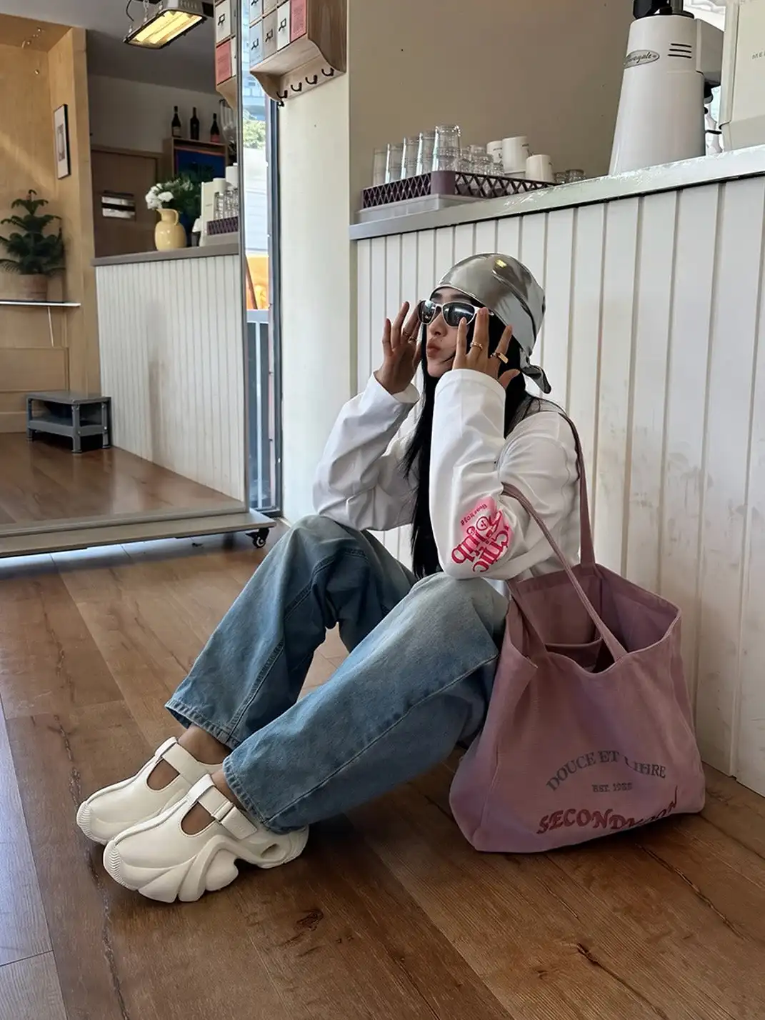 XMZY | Platform Closed-Toe Slides