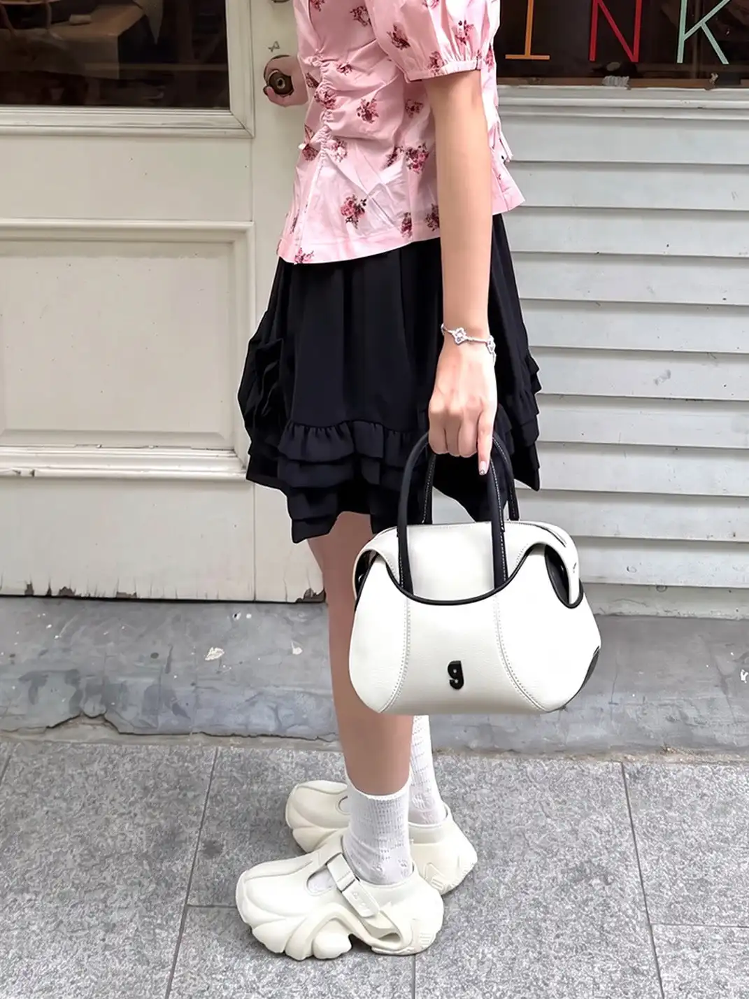 XMZY | Platform Closed-Toe Slides
