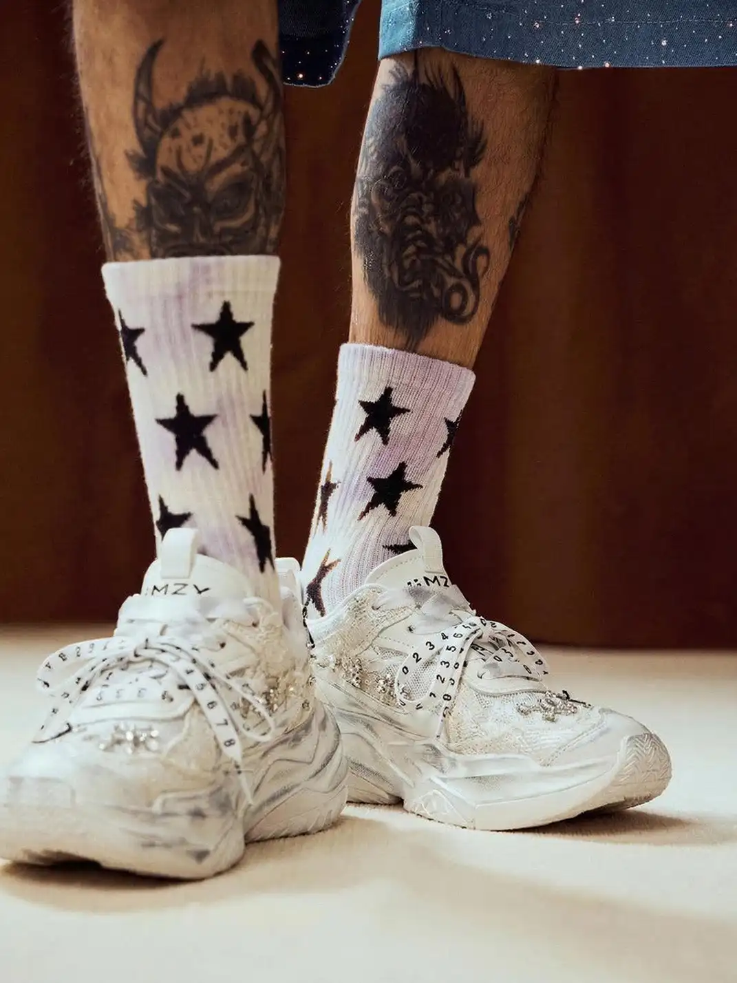 XMZY | Twilight Chunky Sneakers-White