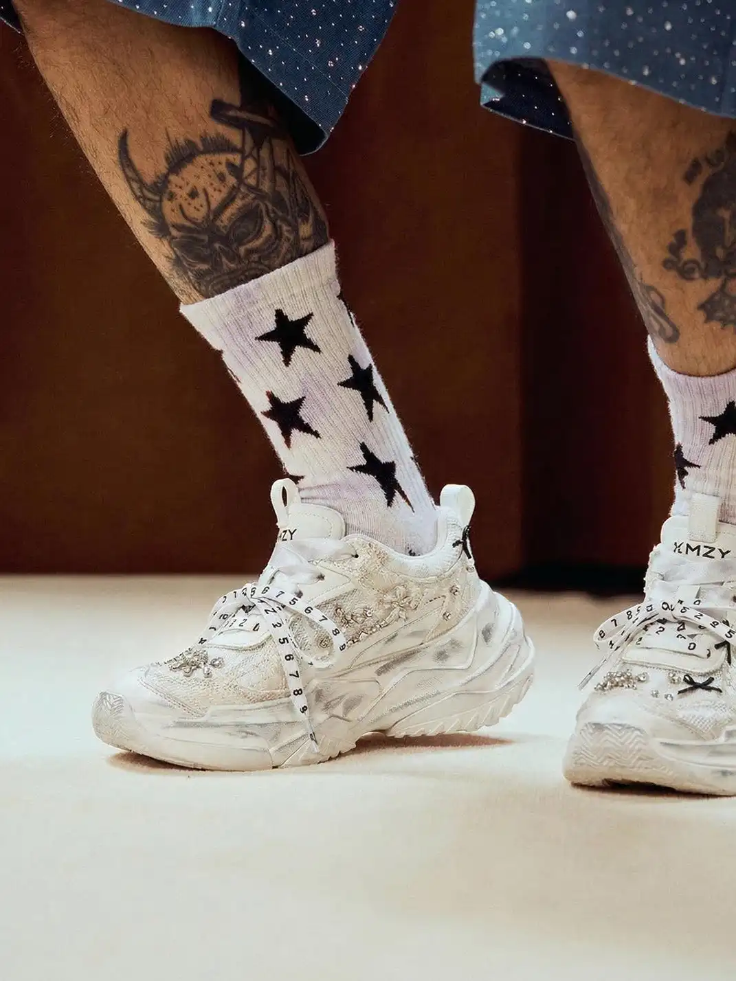 XMZY | Twilight Chunky Sneakers-White