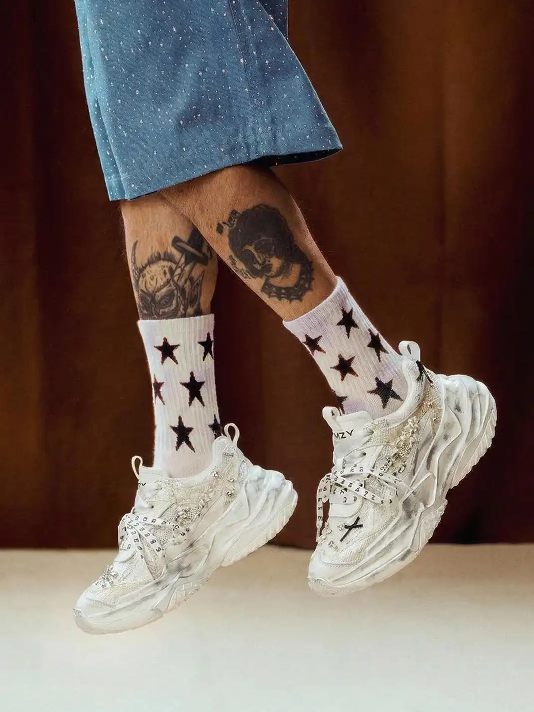 XMZY | Twilight Chunky Sneakers-White