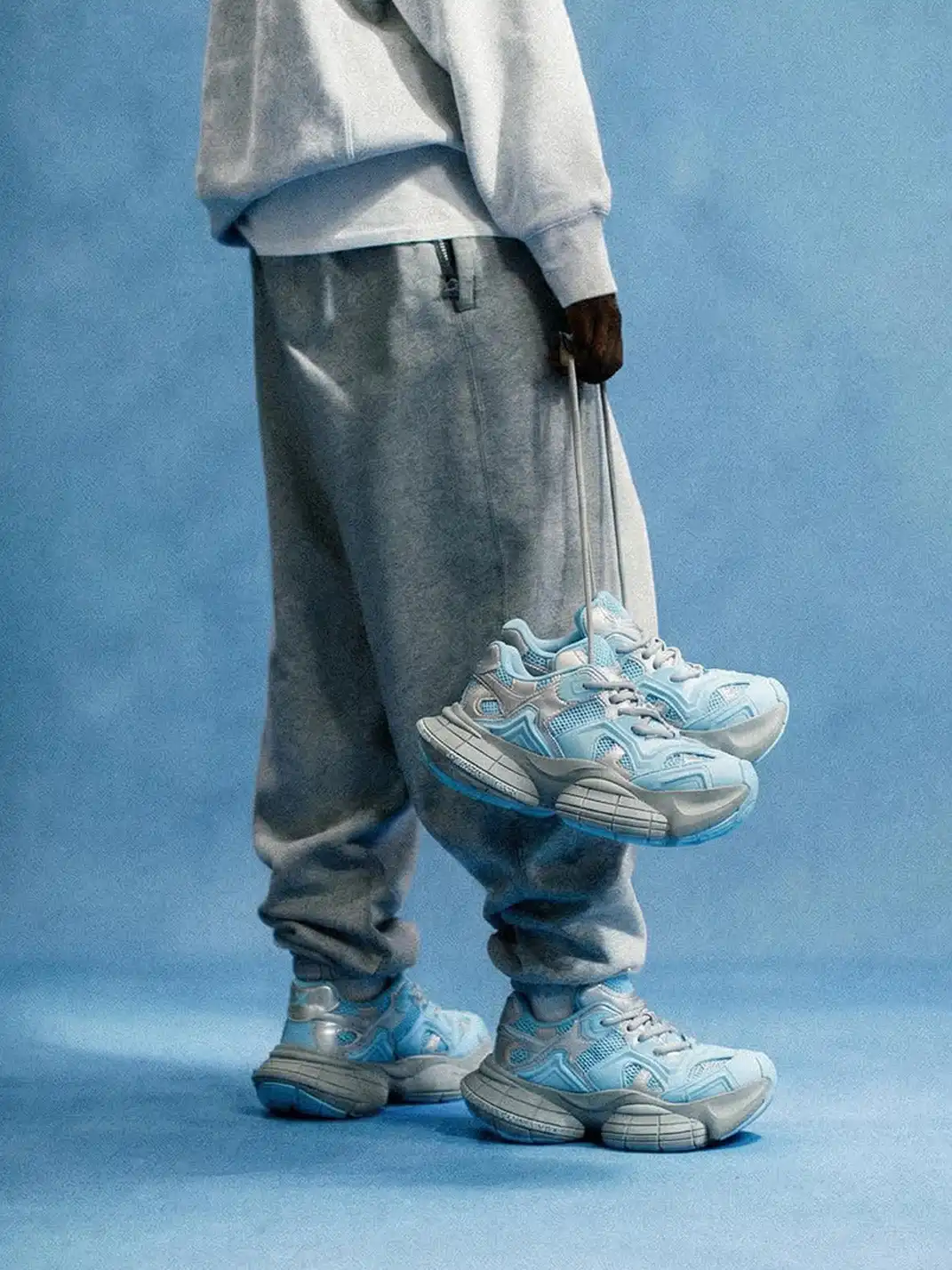XMZY | X-Dimension Chunky Shoes-Blue