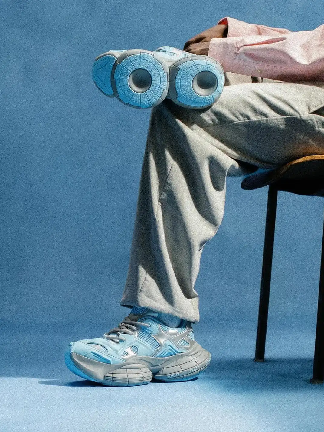 XMZY | X-Dimension Chunky Shoes-Blue
