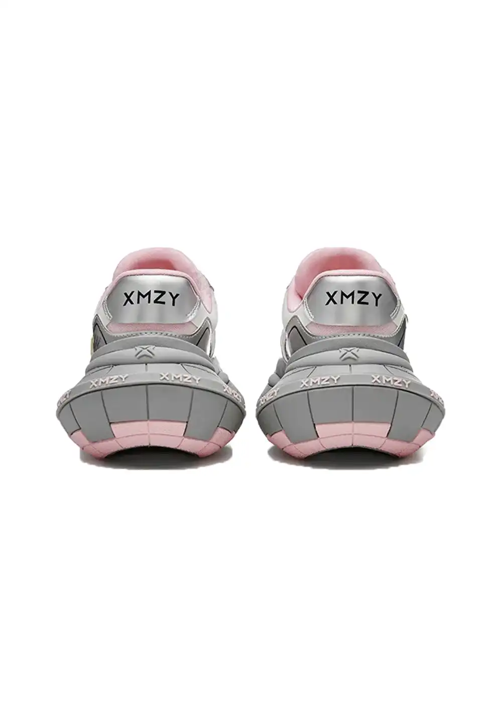 XMZY | Brocade Platform Sneakers-Silver