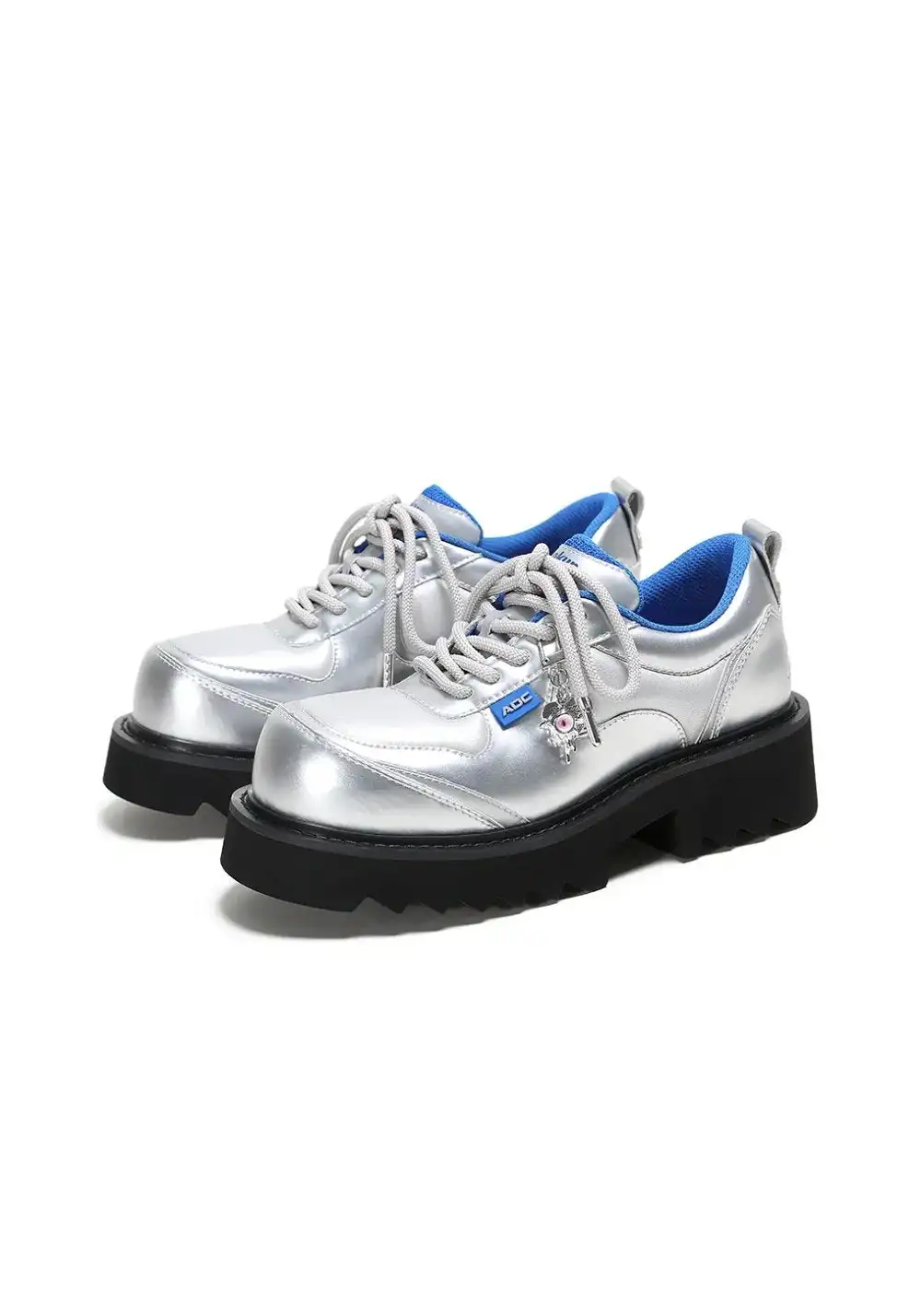 ADC丨Stardust Silver Chunky Derby Shoes