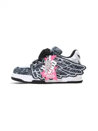 ADC丨Winged Feather Skate Shoes Platform Sole-Black