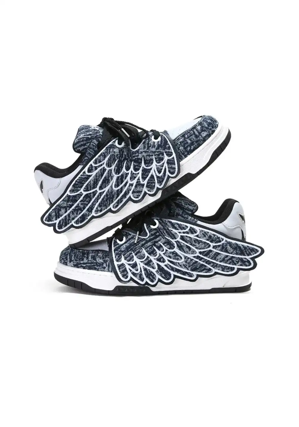 ADC丨Winged Feather Skate Shoes Platform Sole-Black