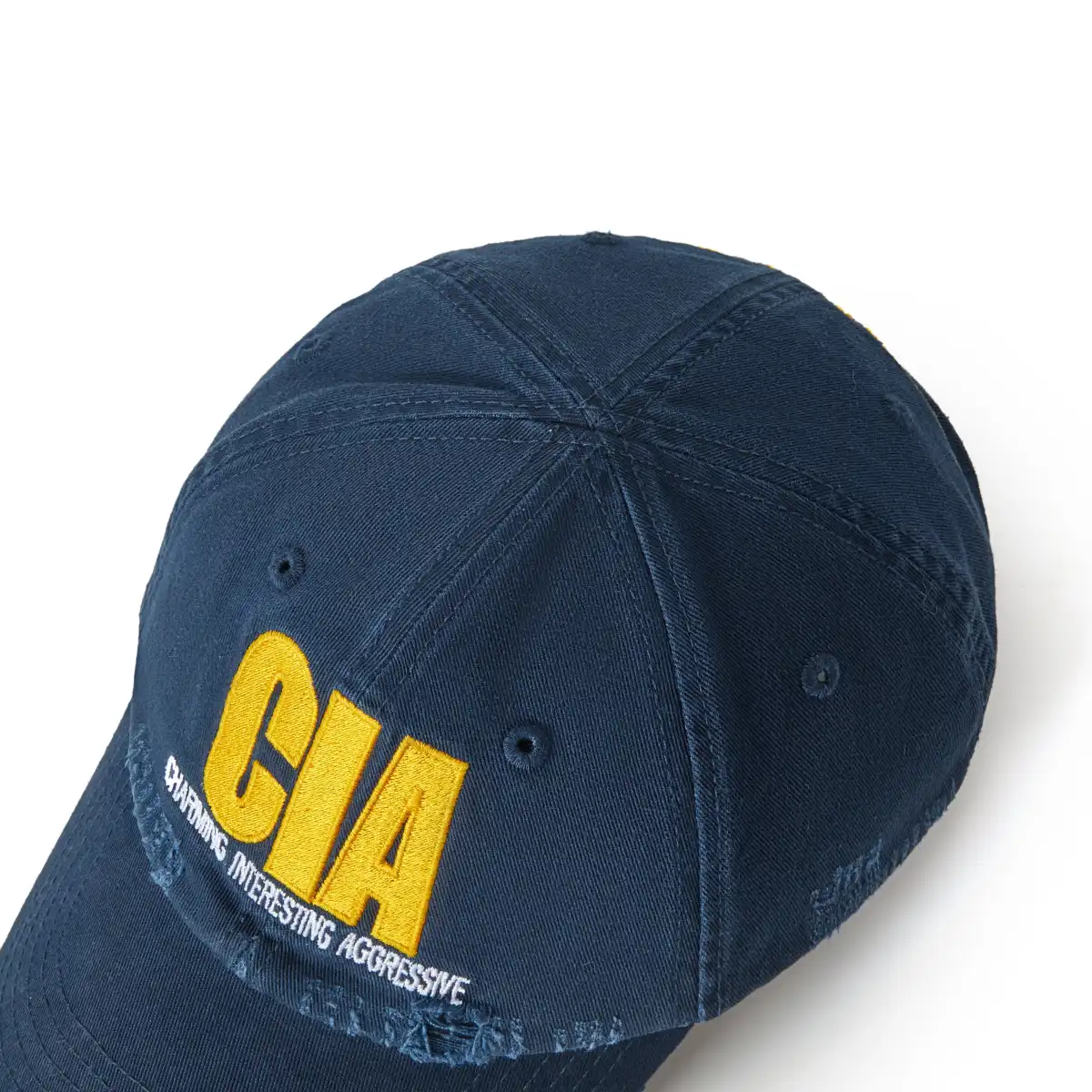 ChoiceChoice丨"CIA Cute & Dangerous" Distressed Washed Cap