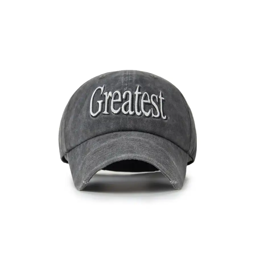 ChoiceChoice丨"Greatest" Raw-Edge Destroyed Cap - 2