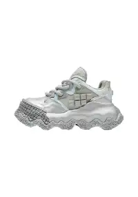 XMZY丨Stellar Nova - Chunky Sole Colorblock Sneakers-Silver