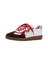 BellaLily丨Retro Colorblock Training Shoes-Red