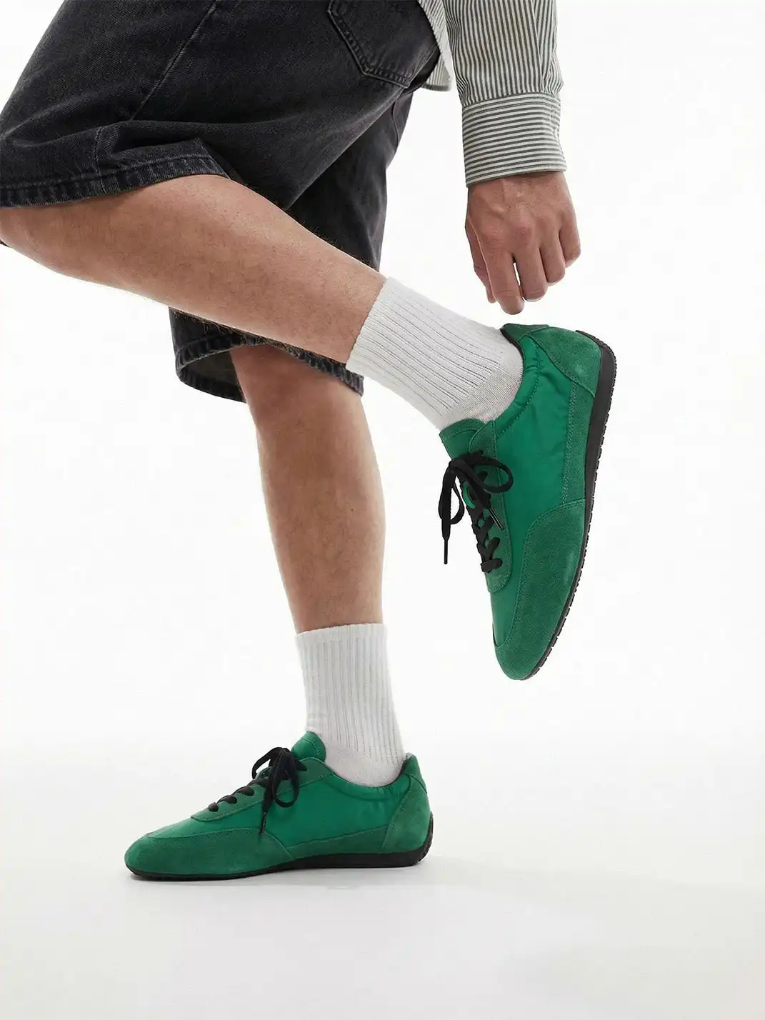 BellaLily丨Summer Vintage Flat Sole Casual Shoes-Green